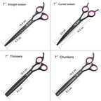 Smithking chunker shears for heavy bulk reduction on thick dog coats