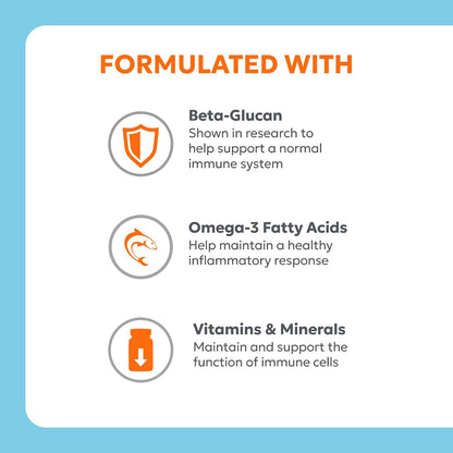 Sprinkling Nutramax Imuquin powder on cat food bowl