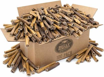 Bully Bunches Premium (6" Collagen - 5 Pack) Beef Chews for Dogs - All-Natural, Long-Lasting Dental Treats, Protein-Rich, Grain-Free, Healthy Digestive Support for Dogs - Image 11