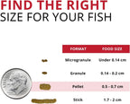 Fluval cichlid pellets packaging label details