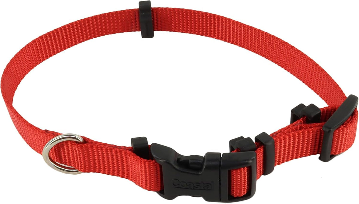 Coastal Pet SecureAway Collar Protector for Flea Collars - Adjustable pet Accessory - Protective Flea Collar for Dogs & Puppy - Red, 1" x 18-26" - Image 9