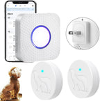 EverNary WiFi dog door bell and receiver set front view