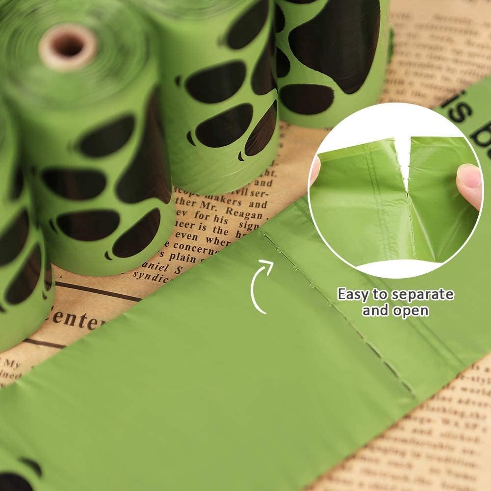 Easy tear perforation design between two PobbY pet cleanup bags.