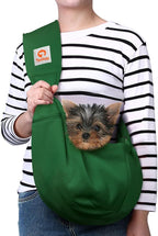 Tomkas Small Dog Sling Carrier - Classic Pocket & Classic Strap - Wrap Carrier - for 3-10 lbs Pets(Black) - Image 10