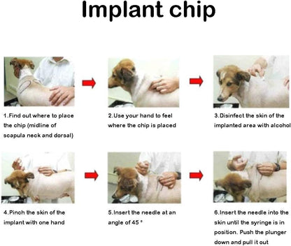 Smoostart 15 bit pet microchip box contents including adhesive barcodes