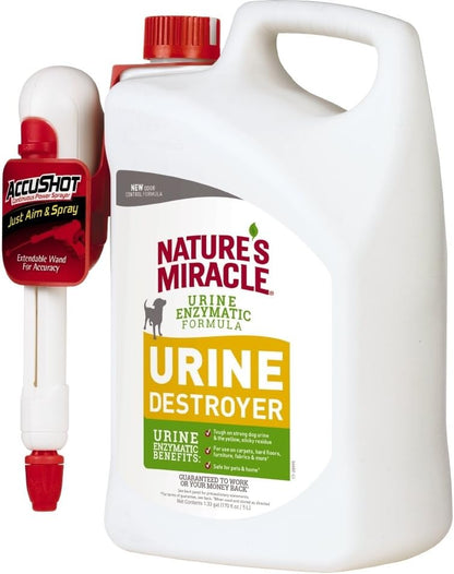 Nature's Miracle Dog Urine Destroyer, Dog Urine Stain Remover and Odor Control, White, 64 fl oz - Image 12