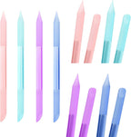 Heemeei 4 Piece Glass Cuticle Pusher Set front view