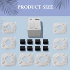Side by side comparison of new and used fountain filter