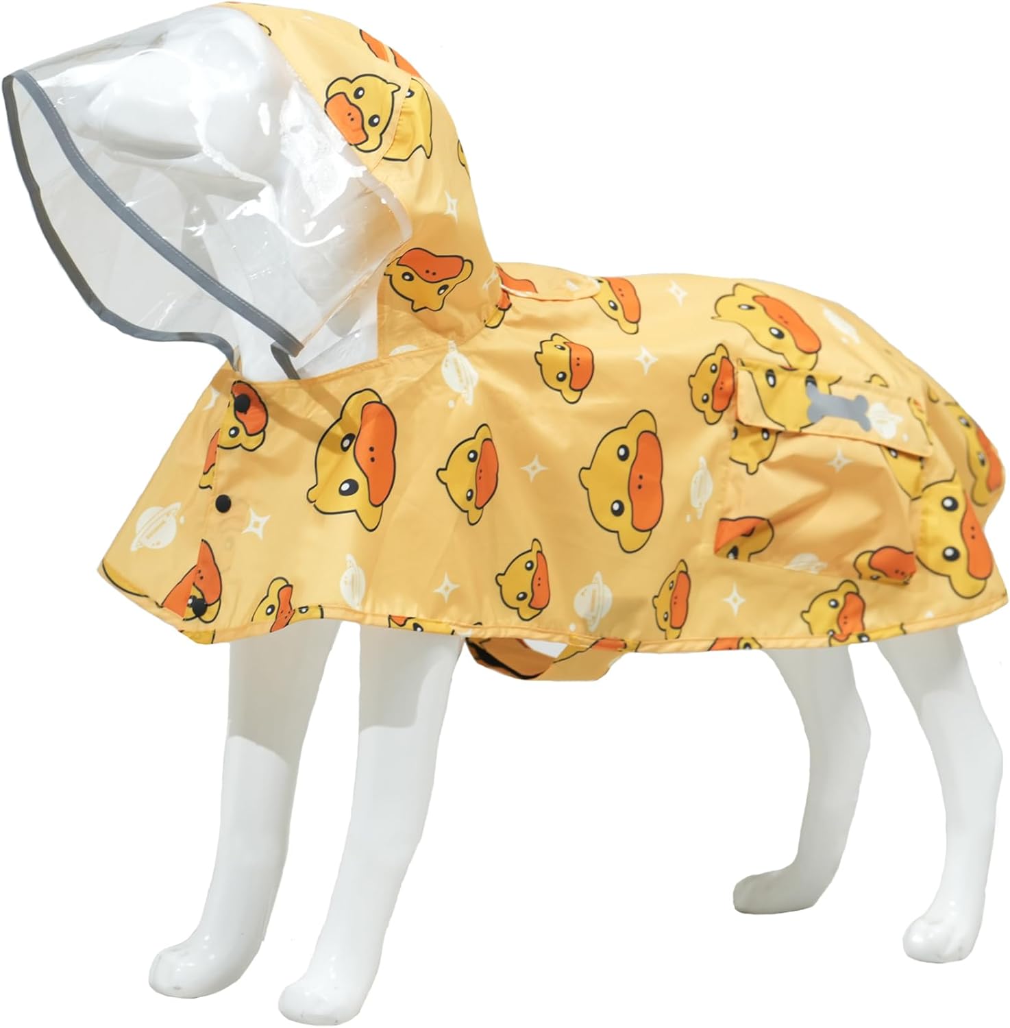 Dog Raincoat,Waterproof Rain Poncho with Hoodie, High Reflective Adjustable Pet Rain Jacket with Leash Hole for Small Medium and Large Dogs (Pink, X-Small) - Image 10