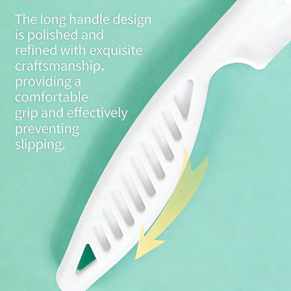 Breedo durable pet grooming comb for tear stain removal angle view