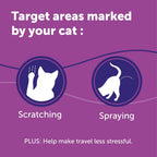 Pet carrier prepared with FELIWAY Classic Cat Calming Spray