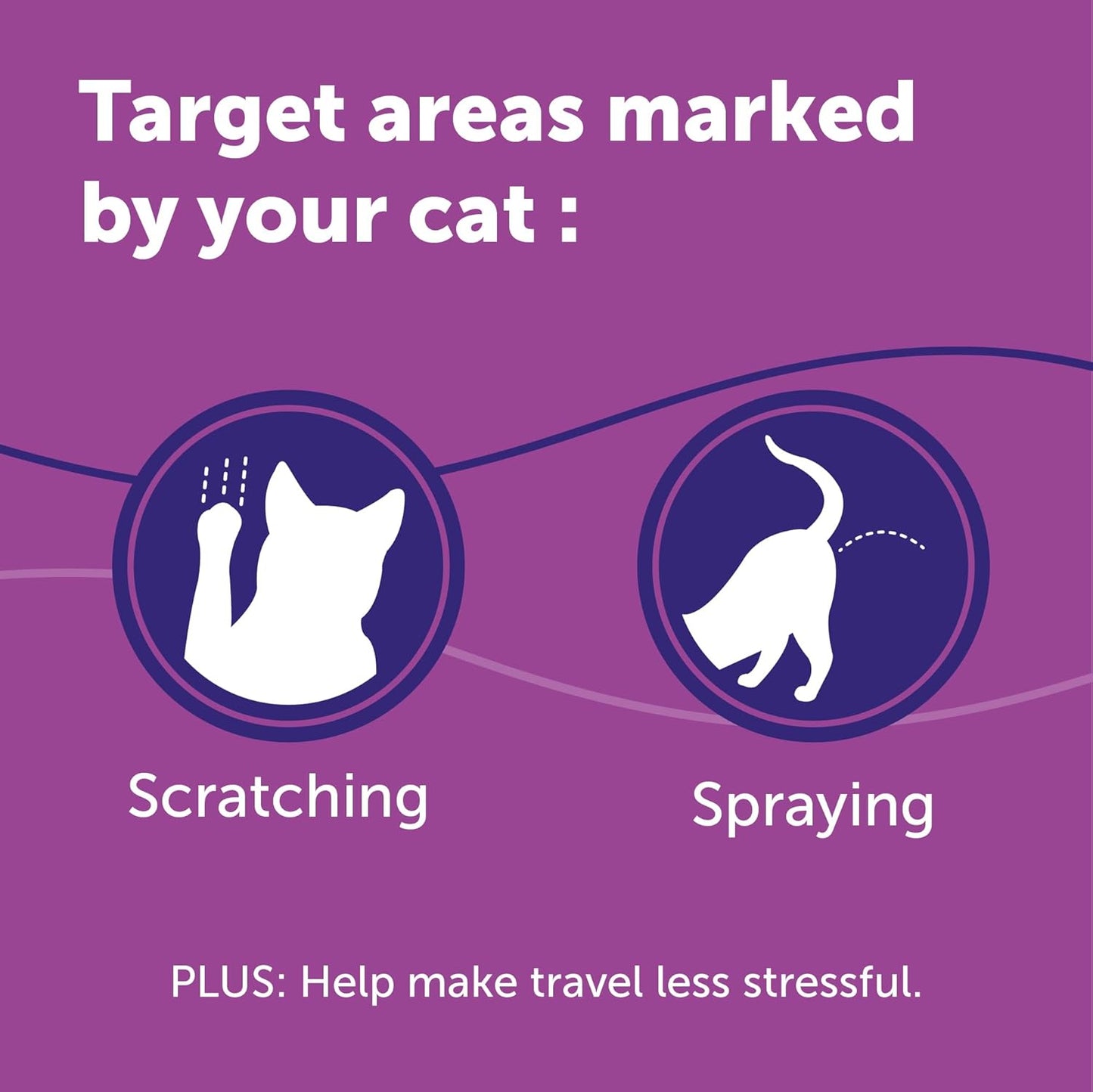 FELIWAY Classic cat calming spray packaging showing ingredients and directions.