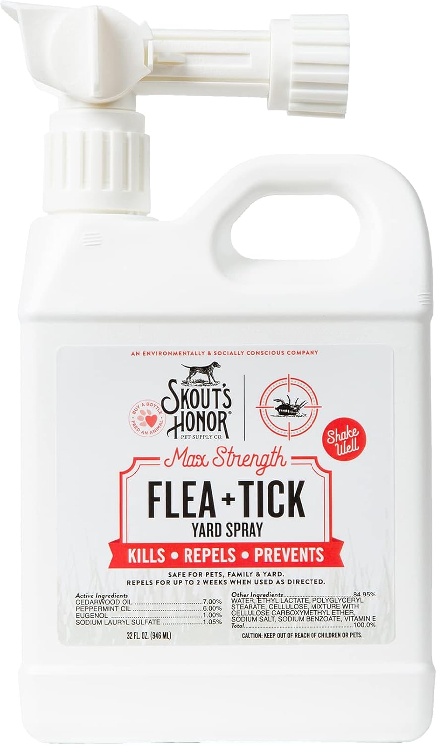 Skout's Honor Flea and Tick Shampoo for Dogs - Natural Peppermint & Cedarwood Formula, Helps to Protect from and Against Fleas, Ticks, and Mosquitos, 16 oz - Image 11