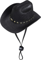 choyaxo Pet Cowboy Costume Cosplay Cap Halloween Costumes for Dogs Cat Pet Party Decoration Mini Cowboy Hat (Brown, Small) - Image 12