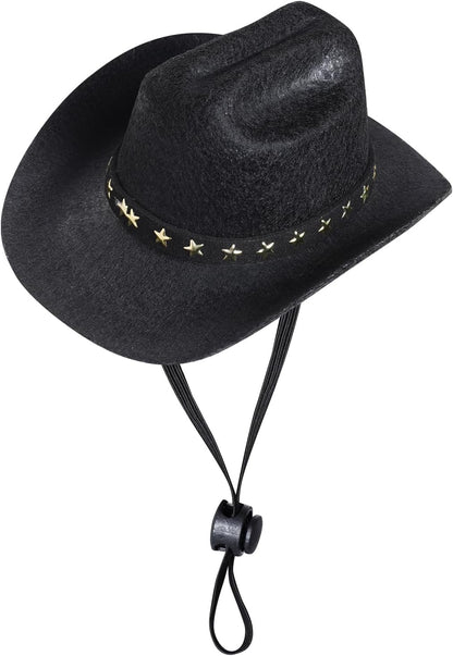 choyaxo Pet Cowboy Costume Cosplay Cap Halloween Costumes for Dogs Cat Pet Party Decoration Mini Cowboy Hat (Brown, Small) - Image 12