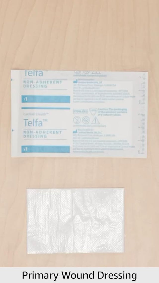 Sterile individually wrapped non stick wound care bandages 2 inches by 3 inches