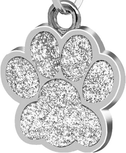 Personalized Dog/Cat Cute Paw Pet ID Tag with Unique Laser Engraving Name and Phone Number for Pet Collar or Key Chain (Pink) - Image 9
