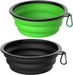 Collapsible Dog Bowls [3 Pack] 34 oz, Travel Dog Bowls, Pet Bowl Portable Foldable Water Food Feeding Dishes with Carabiner Clip for Traveling Hiking Walking-Red & Orange & Yellow - Image 10