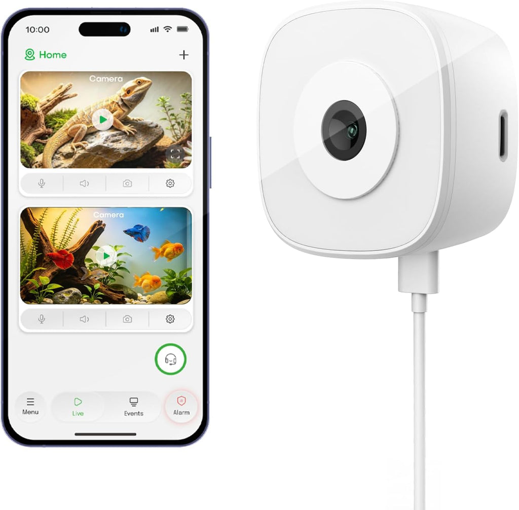 HomiQ Life 3MP 2K Aquarium Camera front view