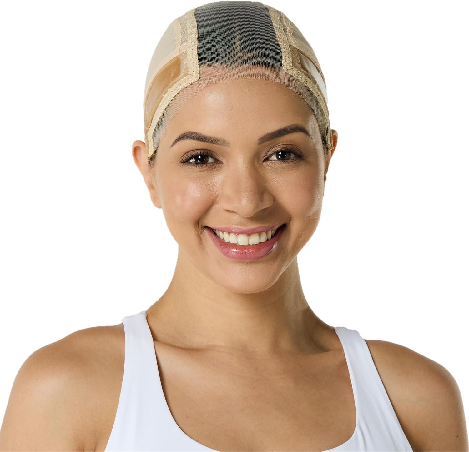 Corkhead lace silicone wig grip cap nude front view for glueless wigs
