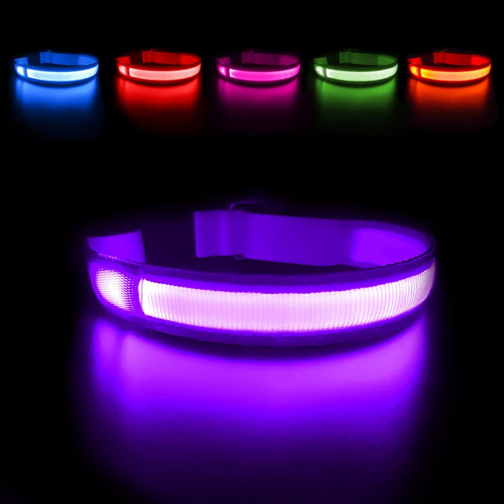 MASBRILL Light Up DogCollars-Rechargeable LED Dog Collar-Waterproof Night Walking Glowing Dog Collar for Small Medium Large Dogs - Image 14