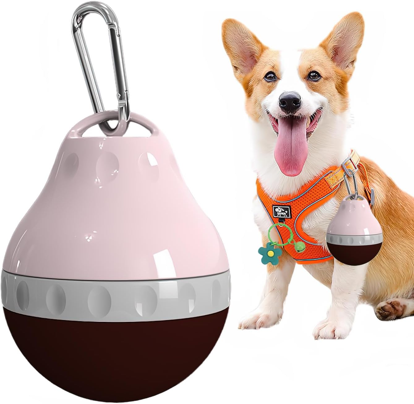 Dog Travel Water Bottle Detachable Bowl Leak Proof Portable Silicone Bottle BodyCollapsible and Suitable for Small Pets for Outdoor Walking, Hiking, Travel (Green2, 200ml2) - Image 9