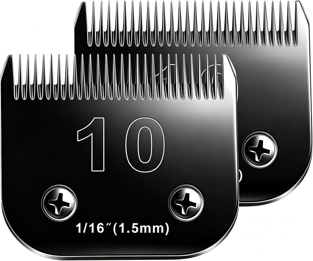2PCS 7FC Blades Dog Grooming Blades Compatible with Andis Dog Clippers Blades,Dog Clipper Blades Compatible with Oster A5,Wahl km10 Dog Clippers for Animal Dog Cat Horse - Image 10
