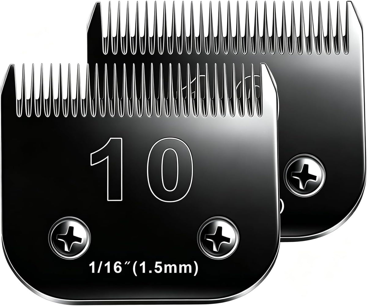 2PCS 7FC Blades Dog Grooming Blades Compatible with Andis Dog Clippers Blades,Dog Clipper Blades Compatible with Oster A5,Wahl km10 Dog Clippers for Animal Dog Cat Horse - Image 10