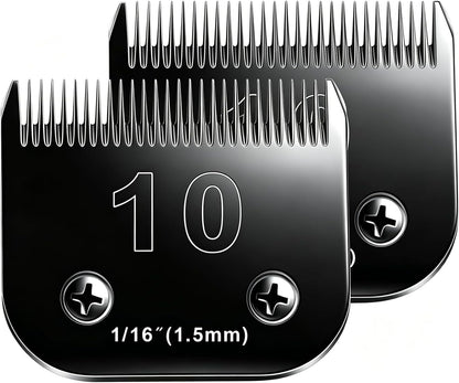 2PCS 7FC Blades Dog Grooming Blades Compatible with Andis Dog Clippers Blades,Dog Clipper Blades Compatible with Oster A5,Wahl km10 Dog Clippers for Animal Dog Cat Horse - Image 10