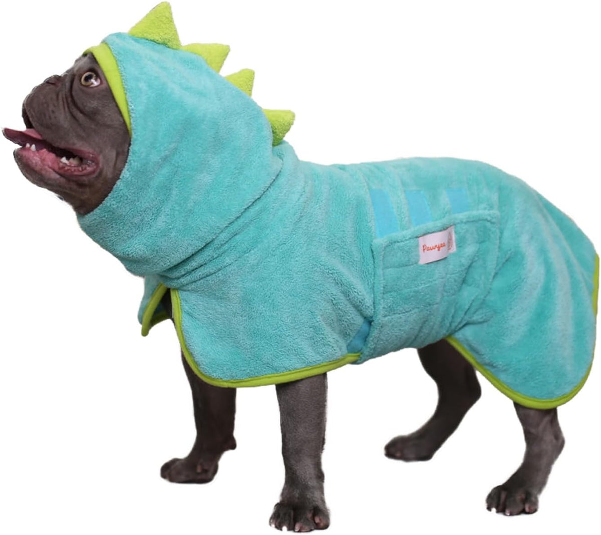 Pawyee dog bath set showing absorbent texture