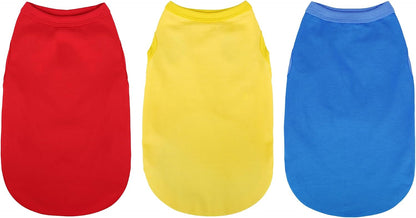 Folded black cotton dog tank top showing material quality