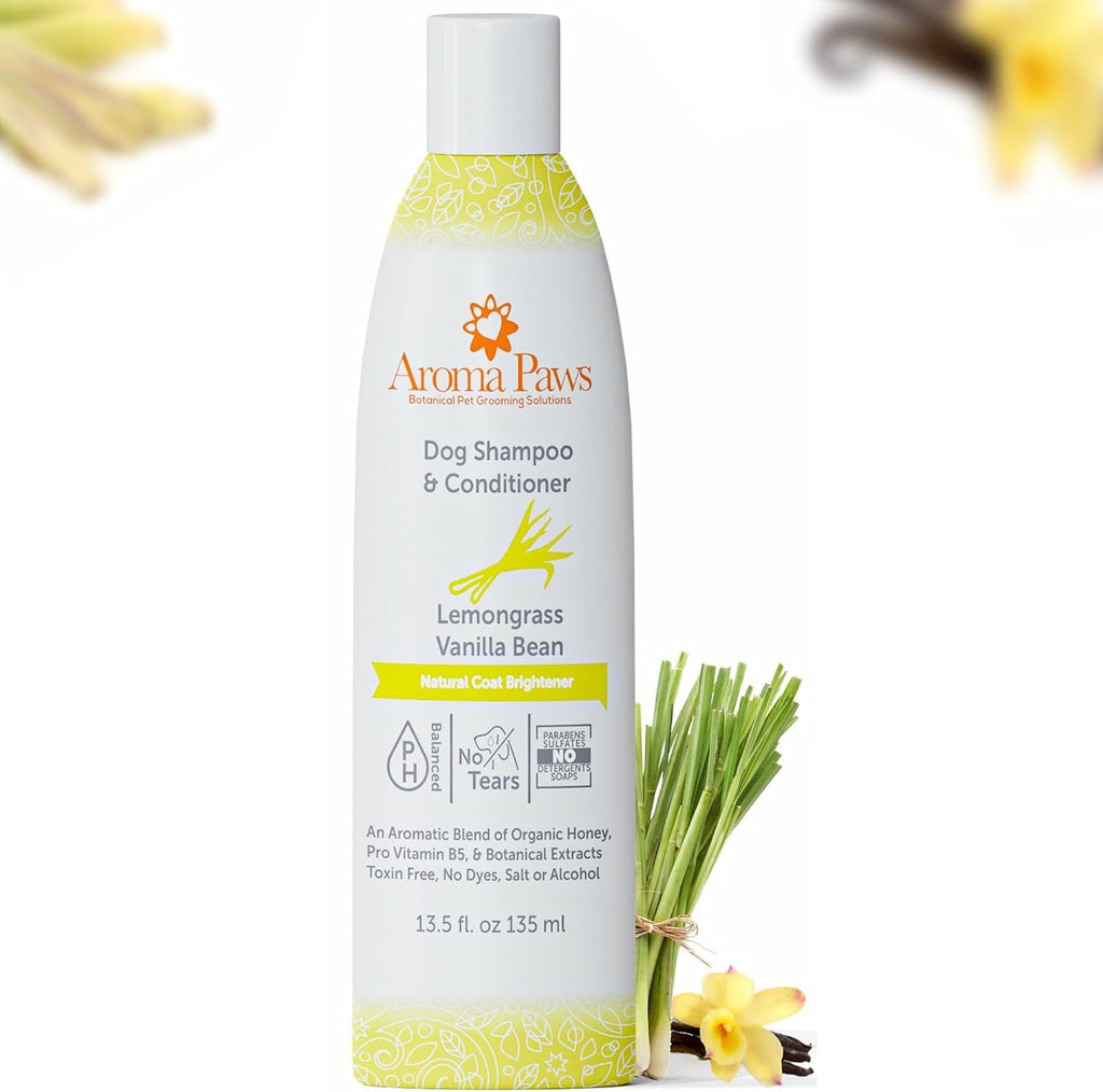 Dog Shampoo and Conditioner - Aromatic Tearless Shampoo for Cleansing, Grooming, and Conditioning - Moisturizing Shampoo for Dogs and Puppies - Lavender Chamomile 13.5 oz - Image 13