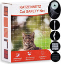 Cat Net Balcony Net Tear Resistant Transparent,High-Strength and Sturdy Staircase Railing Net,Anti Bird Net,Pet Safety Net (10x20ft,Color:Transparent) - Image 1