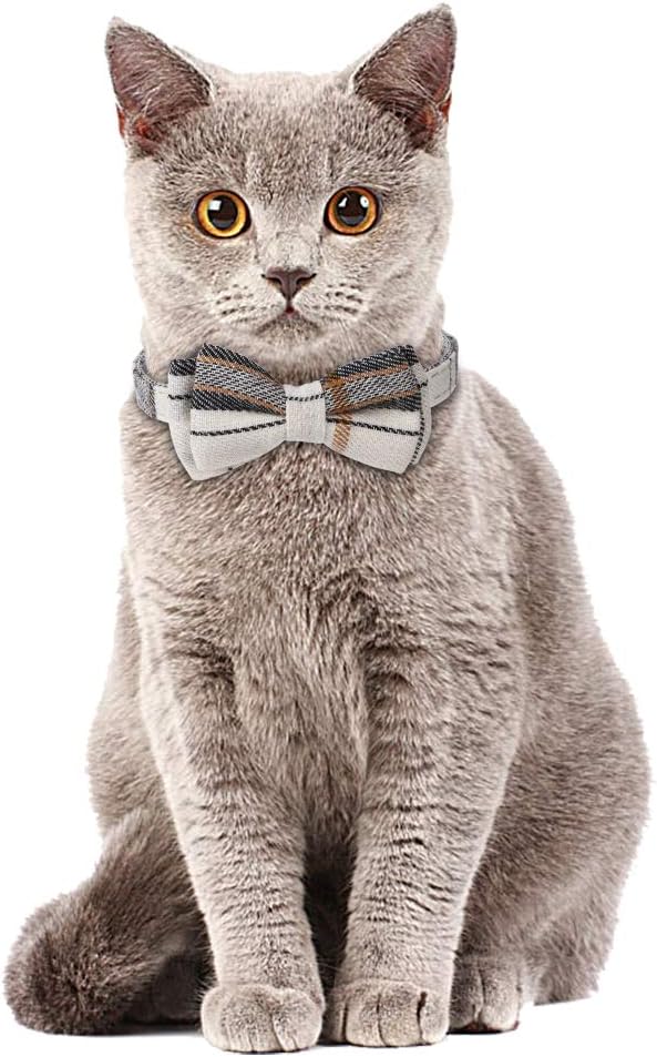 Faleela Breakaway Cat Collar with Bells - 2 Pack Cat Collar with Bells, Cat Collars with Bandana, Accessories for Pet Collars, Adjustable for Cats and Small Dogs - Image 5