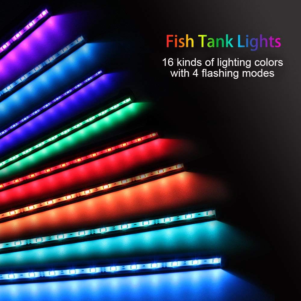 Color changing LED light for 10-15 inch aquarium