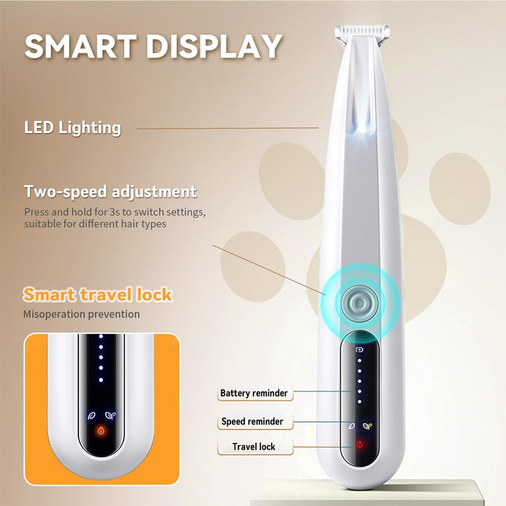 Professional ceramic blade close up on small animal grooming tool