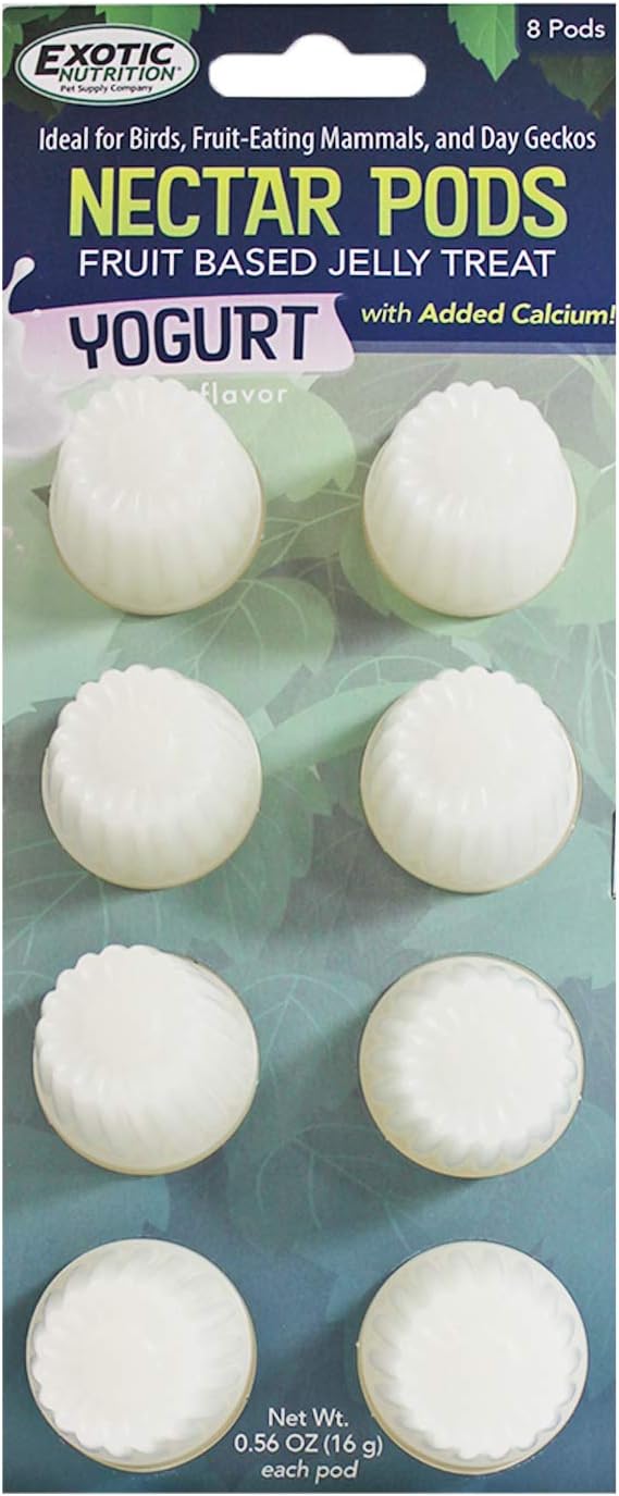 Nectar Pods (Honey) - Calcium-Fortified Jelly Fruit Treat - Sugar Gliders, Marmosets, Squirrels, Parrots, Cockatiels, Parakeets, Lovebirds, Conures, Hamsters, Geckos, Kinkajous & Other Small Pets... - Image 11