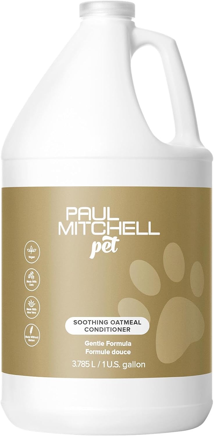 Premium Paul Mitchell pet care oatmeal conditioner for soft fur