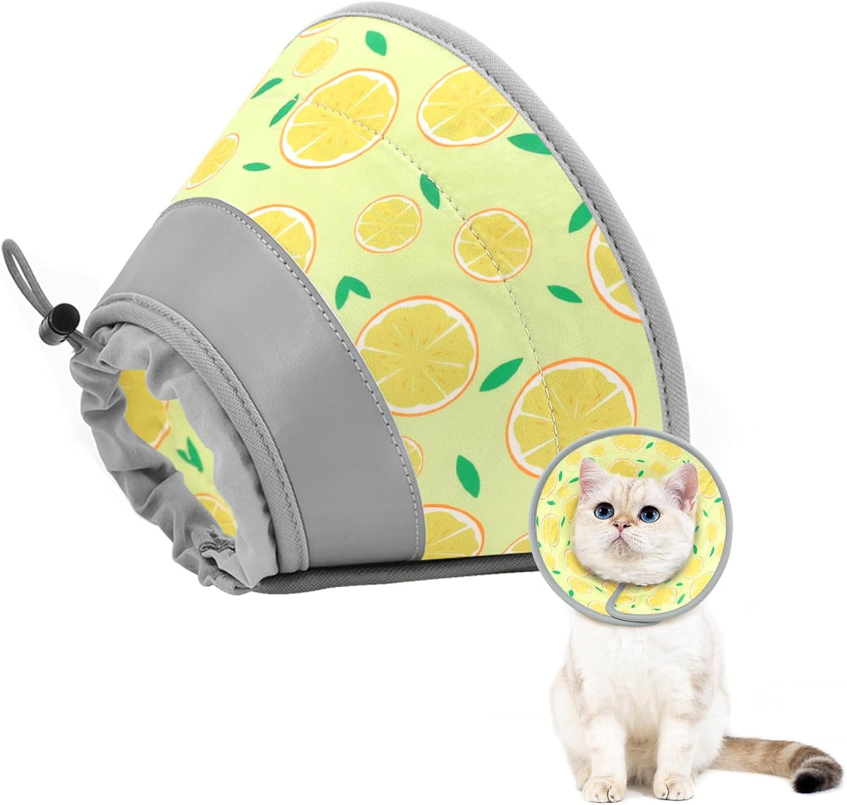 Cat Cone Collar Soft to Stop Licking, Adjustable, Foldable Lightweight Kitten Cones After Surgery Recovery for Cats & Kittens, Cat Cone Alternative, Easy Eating (Pink, S) - Image 11
