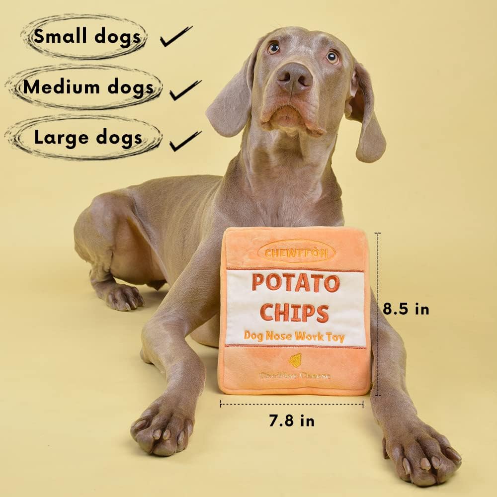 Baby safe soft polyester material close up of CHEWFFON pet toy