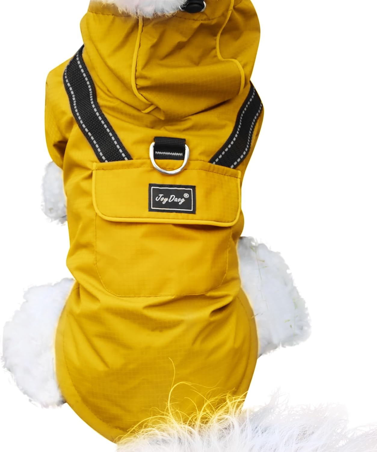 JoyDaog Premium Dog Raincoat with Hood for Extra Small Dogs,Outdoor Sports Waterproof Dog Rain Jacket,Puppy Raincoat with Pockets,Blue XS - Image 15