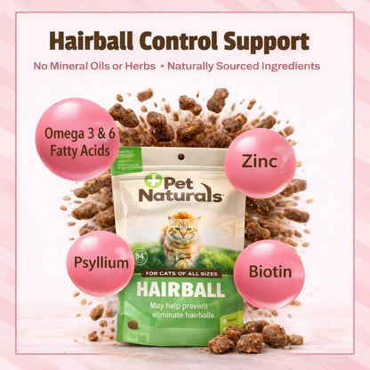 Bite-sized chicken liver flavored soft chews for feline digestive and skin health support.