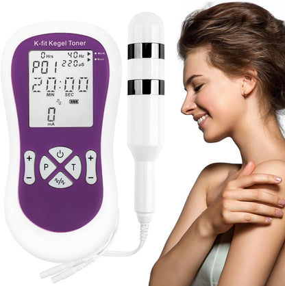 K-fit Kegel Toner electric pelvic muscle exerciser unit with vaginal probe.