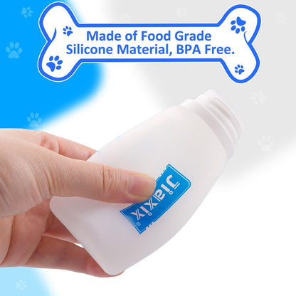 BPA free food grade kitten milk bottle with clear measurement markings in milliliters