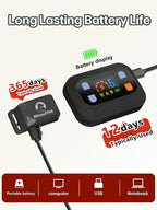 MIMOFPET rechargeable pet barrier kit highlighting the long-lasting battery charging port.