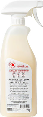 Skout's Honor natural pest control spray bottle back label details