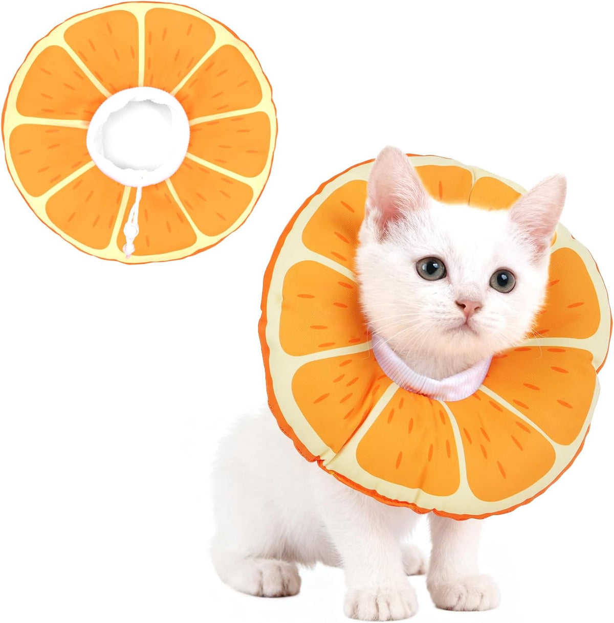 Hoopttay soft puppy recovery collar pillow style utility view