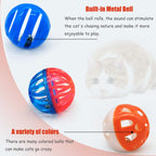 Assorted colors of Oodosi interactive bell ball cat toys