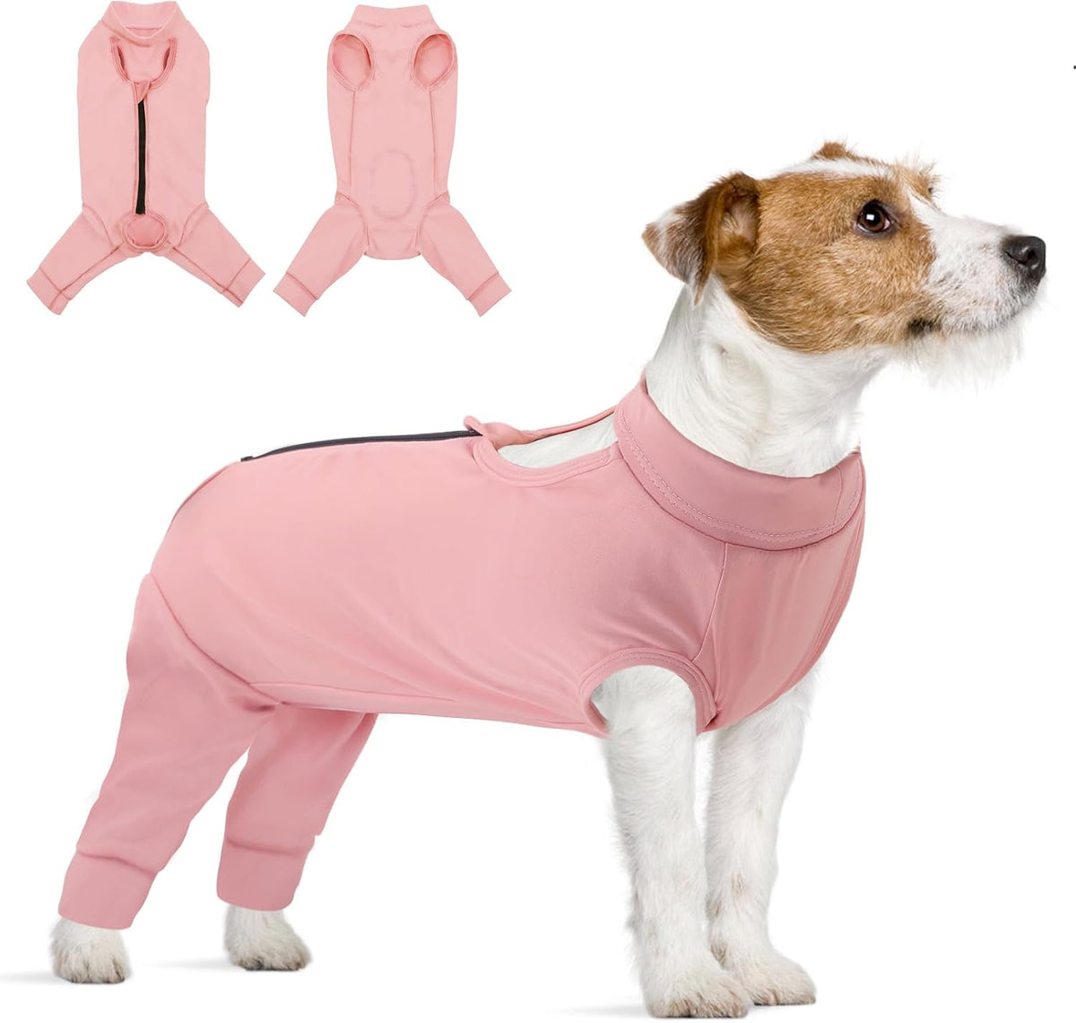 KOESON Dog Recovery Suit Hind Leg, Recovery Sleeve for Female Male Dogs, Pet Leg Sleeve to Stop Licking, Pet Rear Leg Wound Cover, Dog Spay Onesie for Wound Heal Care - Image 14