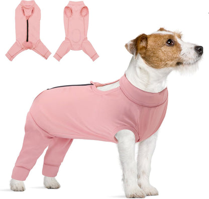 KOESON Dog Recovery Suit Hind Leg, Recovery Sleeve for Female Male Dogs, Pet Leg Sleeve to Stop Licking, Pet Rear Leg Wound Cover, Dog Spay Onesie for Wound Heal Care - Image 14